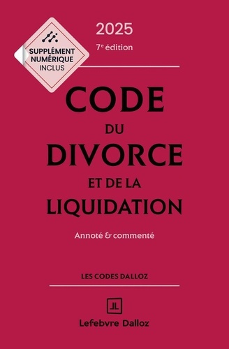 Emprunter Code du divorce et de la liquidation. Edition 2026 livre
