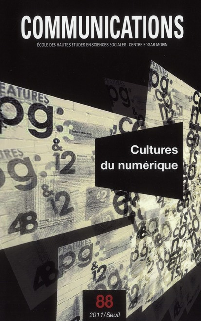 Emprunter Communications N° 88 : Cultures du numérique livre