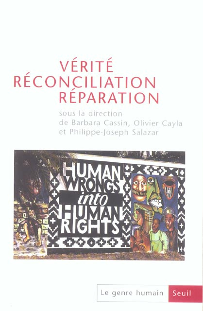 Emprunter Le genre humain N° 43 : Vérité, réconciliation, réparation livre