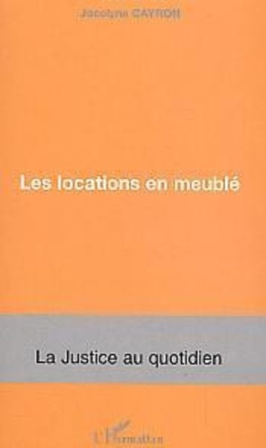Emprunter Les locations en meublé livre