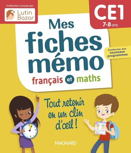 Emprunter Français et Mathématiques CE1 Mes fiches mémo livre