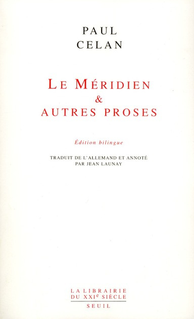 Emprunter Le Méridien & autres proses. Edition bilingue livre