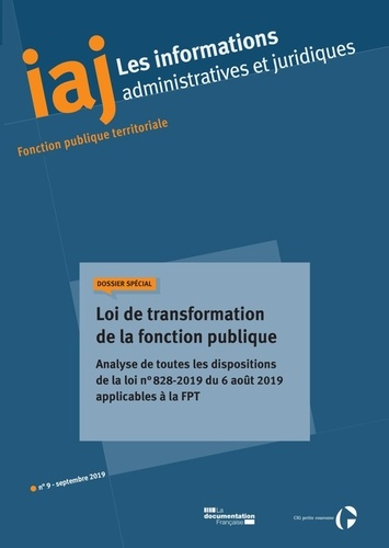 Emprunter Les informations administratives et juridiques N° 09/2019 livre