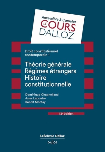 Emprunter Droit constitutionnel contemporain. Tome 1, Théorie générale, régimes étrangers, histoire constituti livre
