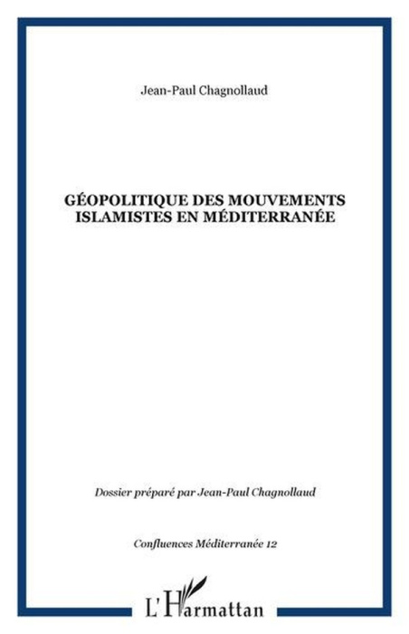 Emprunter Confluences Méditerranée N° 12 : Géopolitique des mouvements islamistes livre
