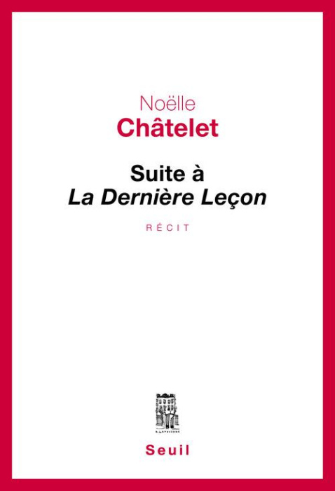 Emprunter Suite à La Dernière Leçon livre