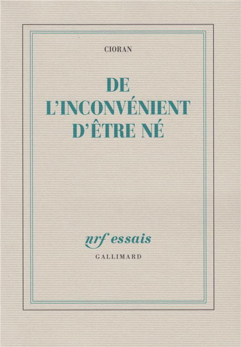 Emprunter De l'inconvénient d'être né livre