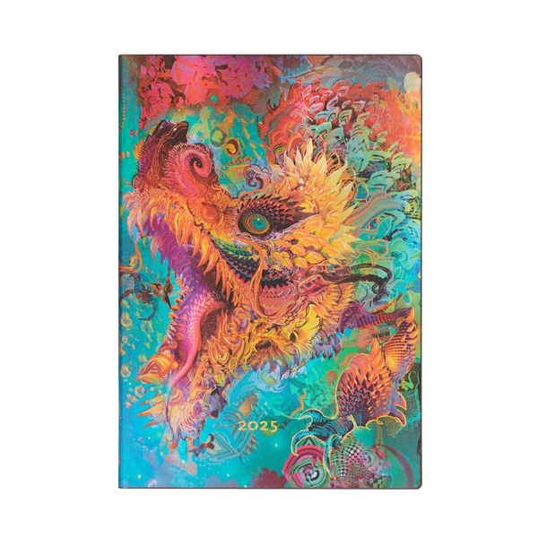 Emprunter Agenda 12 mois 2025 Horizontal Midi - Dragon bourdonnantn, collection Android Jones livre