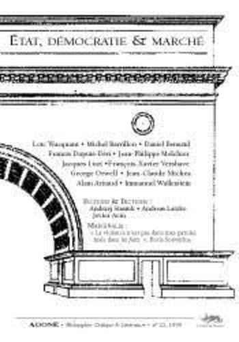 Emprunter Agone N° 22, 2002 : Etat, démocratie et marché livre