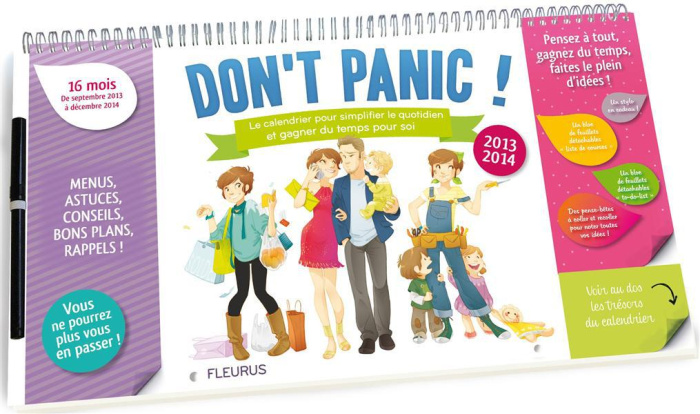 Emprunter Don't panic 2013/2014 ! Simplifier le quotidien. Le calendrier pour simplifier le quotidien et gagne livre