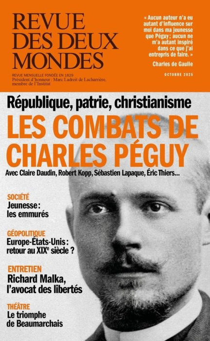 Emprunter Revue des deux Mondes : Charles Péguy. Le patriote livre