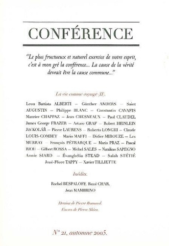 Emprunter Conference N°21. La Vie Comme Voyage II livre