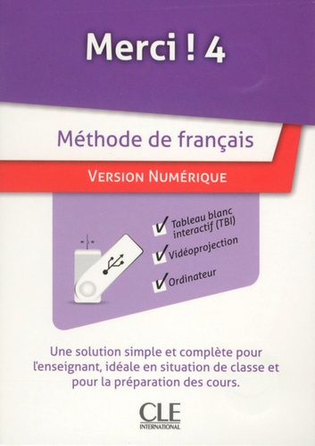 Emprunter Fle niveau 4 manuel numérique pour TBI. Méthode Merci livre