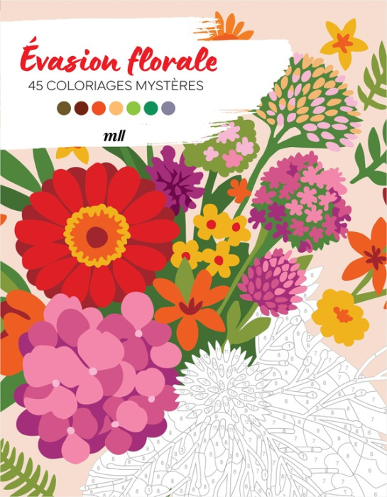 Emprunter Evasion florale. 50 coloriages mystères livre