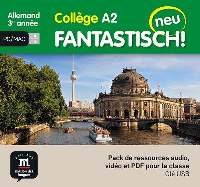 Emprunter FANTASTISCH ! NEU 3EME ANNEE - PACK DE RESSOURCE AUDIO, VIDEO ET PDF POUR LA CLASSE livre
