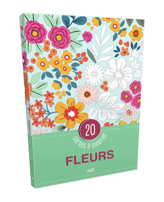 Emprunter Fleurs. 20 cartes à colorier livre