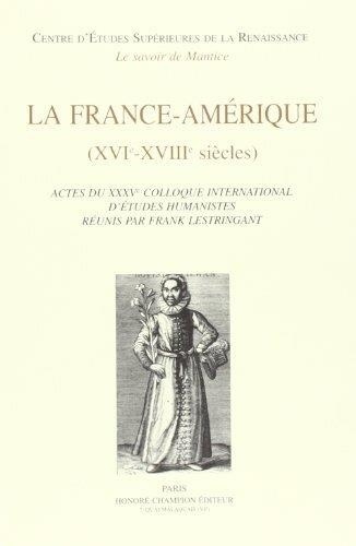 Emprunter FRANCE-AMERIQUE (XVIE-XVIIIE SIECLES). livre