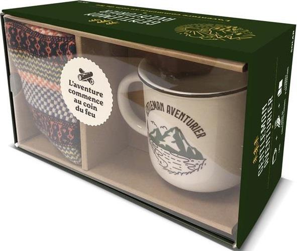 Emprunter Gentleman aventurier. Coffret avec 1 paire de chaussettes, 1 carnet et 1 mug livre
