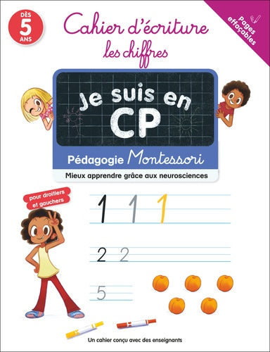 Emprunter Je suis en CP - Cahier d'écriture : les chiffres. Pédagogie Montessori / Mieux comprendre grâce aux livre