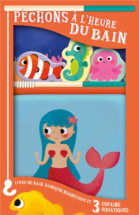 Emprunter La sirène. Livre de bain, hameçon magnétique et 3 copains aquatiques livre