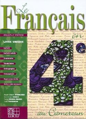 Emprunter LE FRANCAIS EN 4e NED CAMEROUN LIVRE UNIQUE ELEVE livre