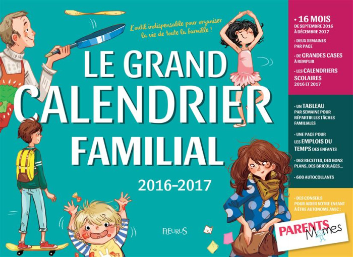 Emprunter Le grand calendrier familial 2016-2017 livre