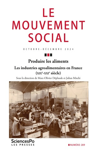 Emprunter Le mouvement social N° 289 livre