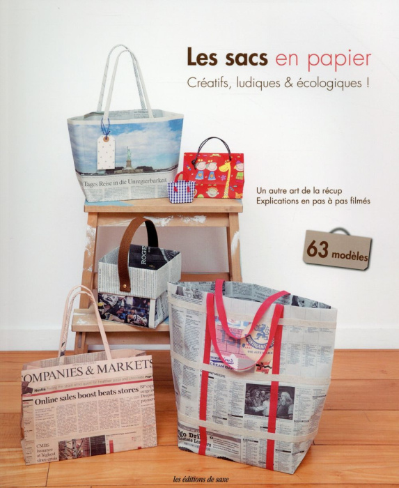 Emprunter Les sacs en papier. Créatifs, ludiques & écologiques ! livre