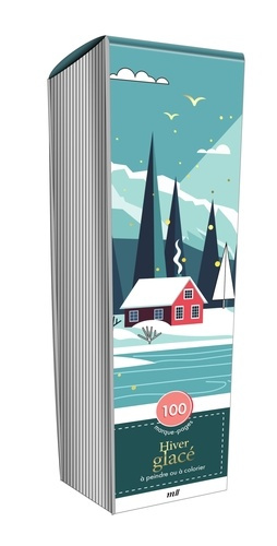 Emprunter Hiver glacé. 100 marque-pages à peindre ou à colorier, Edition de luxe livre