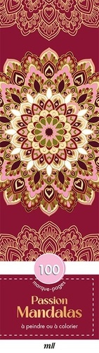 Emprunter Passion mandalas. 100 marque-pages à peindre ou à colorier, Edition de luxe livre