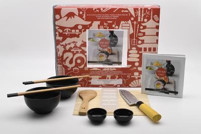 Emprunter Master sushis et makis. Avec 1 couteau japonais Santoku, 2 grandes bols en céramique, 1 moule pour s livre