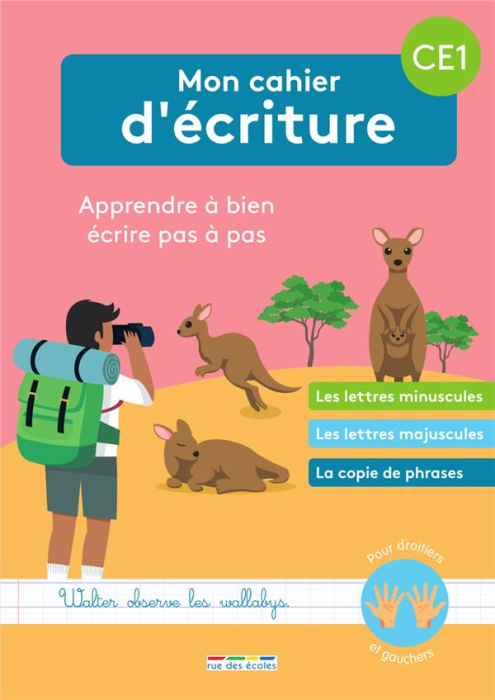 Emprunter Mon cahier d'écriture CE1. Apprendre à bien écrire pas à pas, pour droitiers et gauchers livre