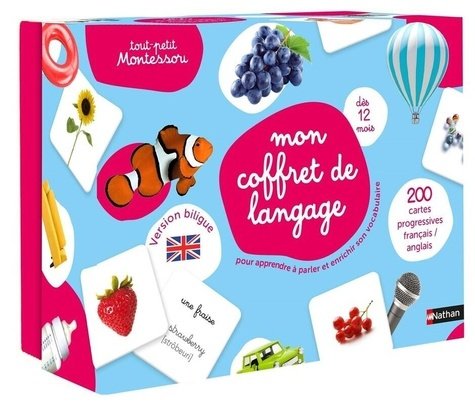 Emprunter Mon coffret de langage tout petit Montessori. Edition bilingue français-anglais livre