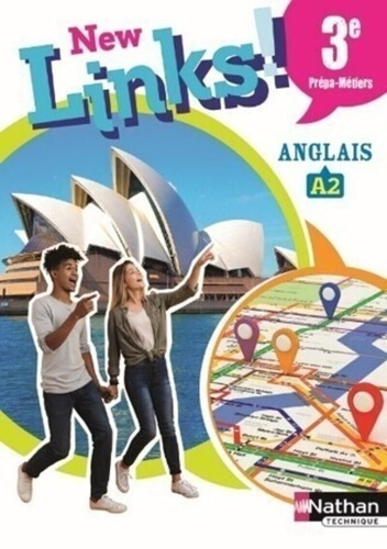 Emprunter NEW LINKS - ANGLAIS - 2 CD AUDIO - NIVEAU A2 - 3EME PREPA-METIERS - 2020 livre