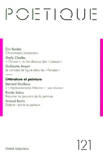 Emprunter Poétique N° 121 : Littérature et peinture livre