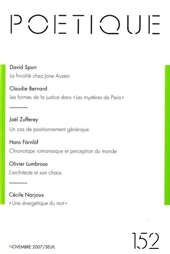 Emprunter Poétique N° 152 livre