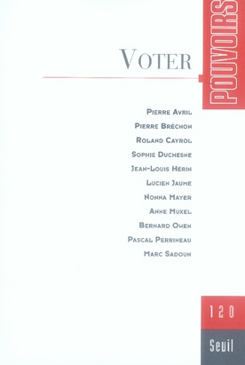Emprunter Pouvoirs N° 120 : Voter livre