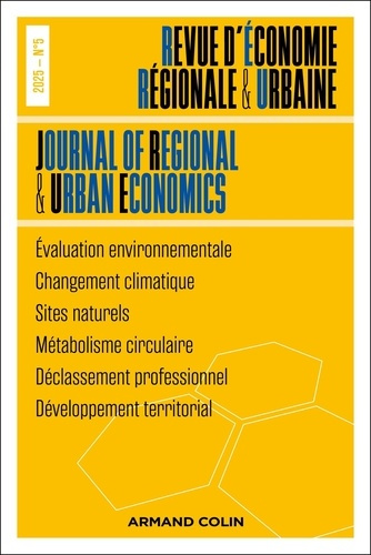 Emprunter Revue d'économie régionale et urbaine N° 5/2025 livre