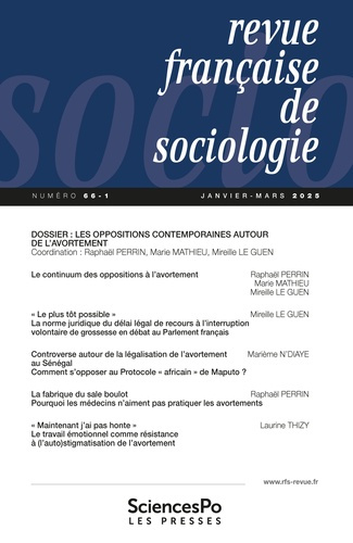 Emprunter Revue française de sociologie N° 66-1 livre