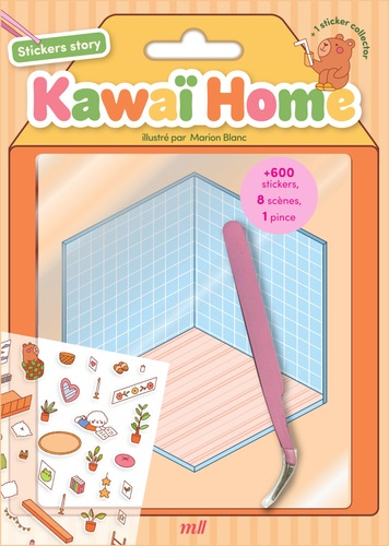 Emprunter Kawaï home. 8 adorables scènes à compléter - 600 stickers et une pince inclus livre