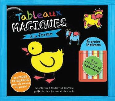 Emprunter Tableau magique, à la ferme. 4 craies incluses livre
