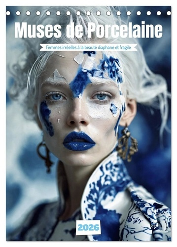 Emprunter Muses de Porcelaine (Calendrier de bureau 2026 DIN A5 horizontal), CALVENDO calendrier mensuel. Phot livre