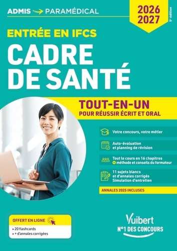 Emprunter Cadre de santé, Entrée en IFCS. Tout-en-un, Edition 2026-2027 livre