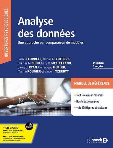 Emprunter Analyse des données. Une approche par comparaison de modèles livre