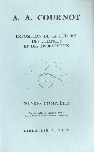 Emprunter OEUVRES COMPLETES T I, EXPOSITION DE LA THEORIE DES CHANCES ET DES PROBABILITES livre