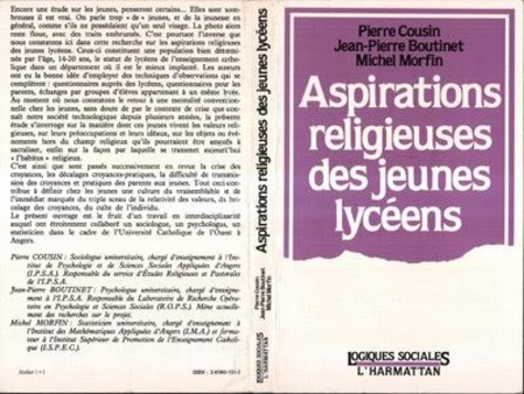 Emprunter Aspirations religieuses des jeunes lyceens livre