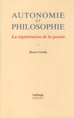 Emprunter Autonomie et philosophie. La régénération de la pensée livre
