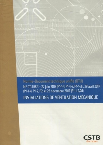 Emprunter NF DTU 68.3 Installations de ventilation mécanique livre