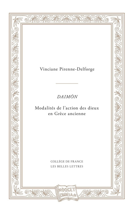Emprunter Daimôn. Modalités de l'action des dieux en Grèce ancienne livre