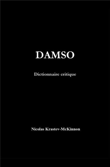 Emprunter Damso : dictionnaire critique livre